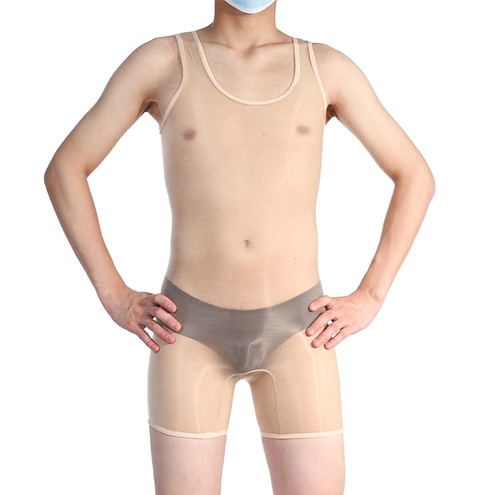 Pigiama uomo lingerie sexy alto elasticizzato tessuto nylon stile sexy - Foto 36 di 63