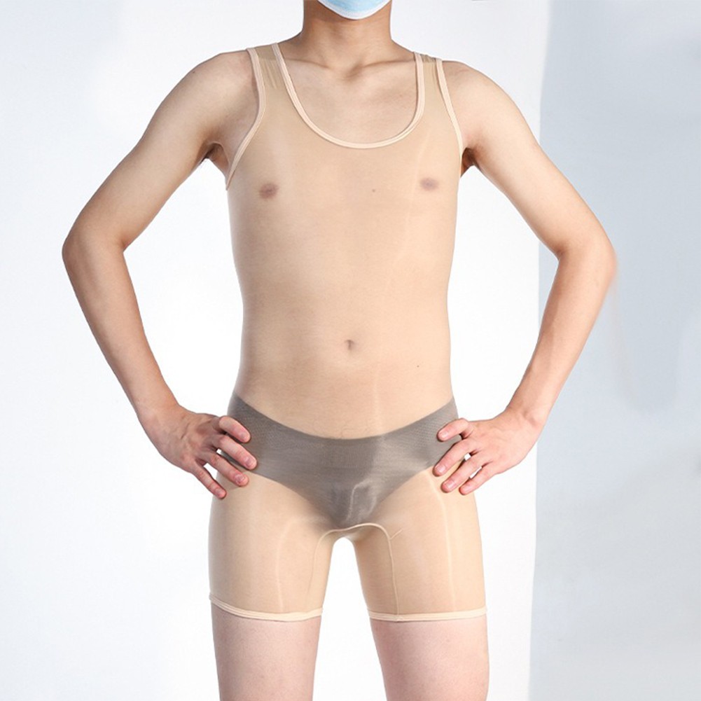 Pigiama uomo lingerie sexy alto elasticizzato tessuto nylon stile sexy - Foto 37 di 63