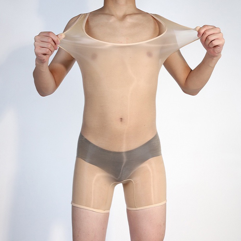 Pigiama uomo lingerie sexy alto elasticizzato tessuto nylon stile sexy - Foto 38 di 63