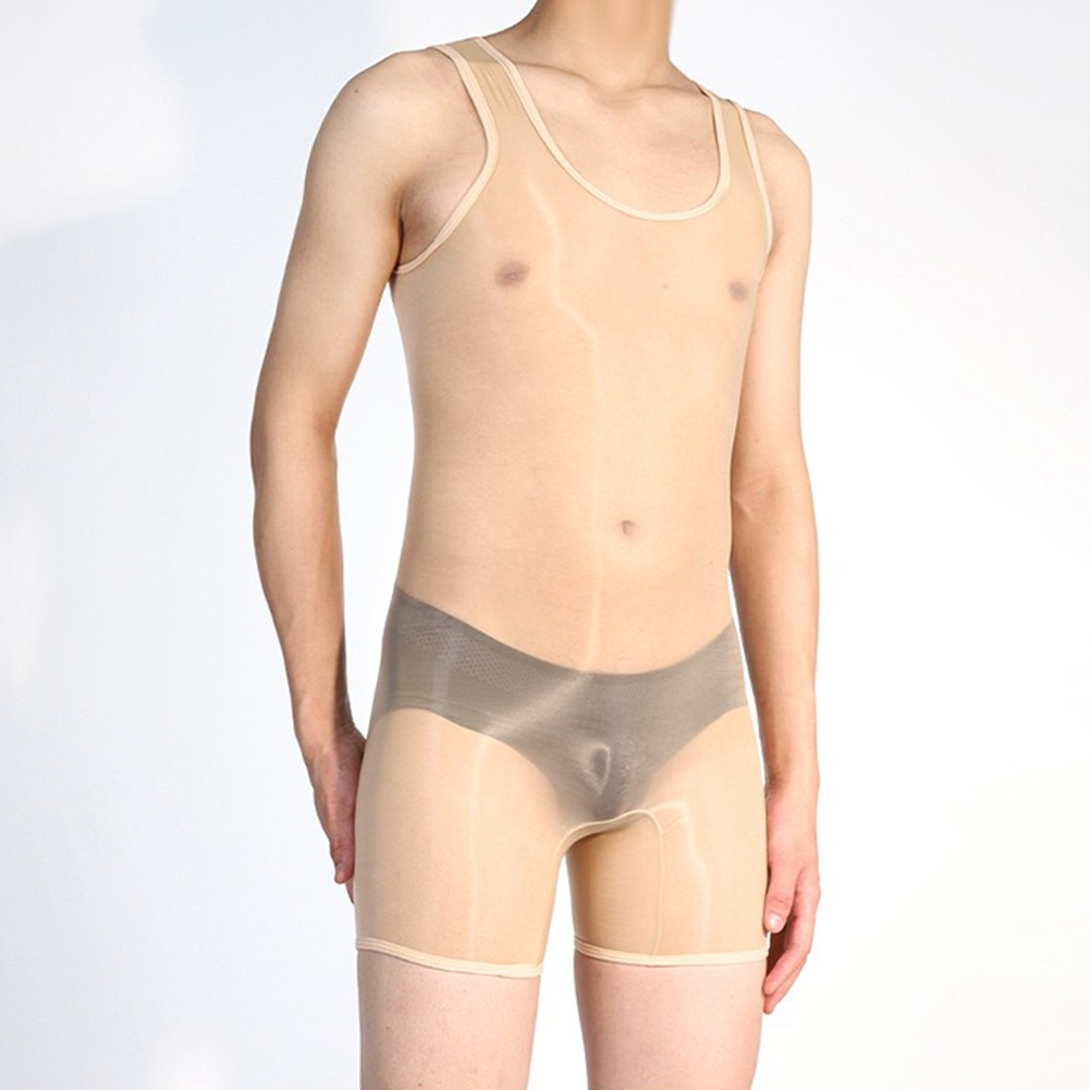 Pigiama uomo lingerie sexy alto elasticizzato tessuto nylon stile sexy - Foto 39 di 63