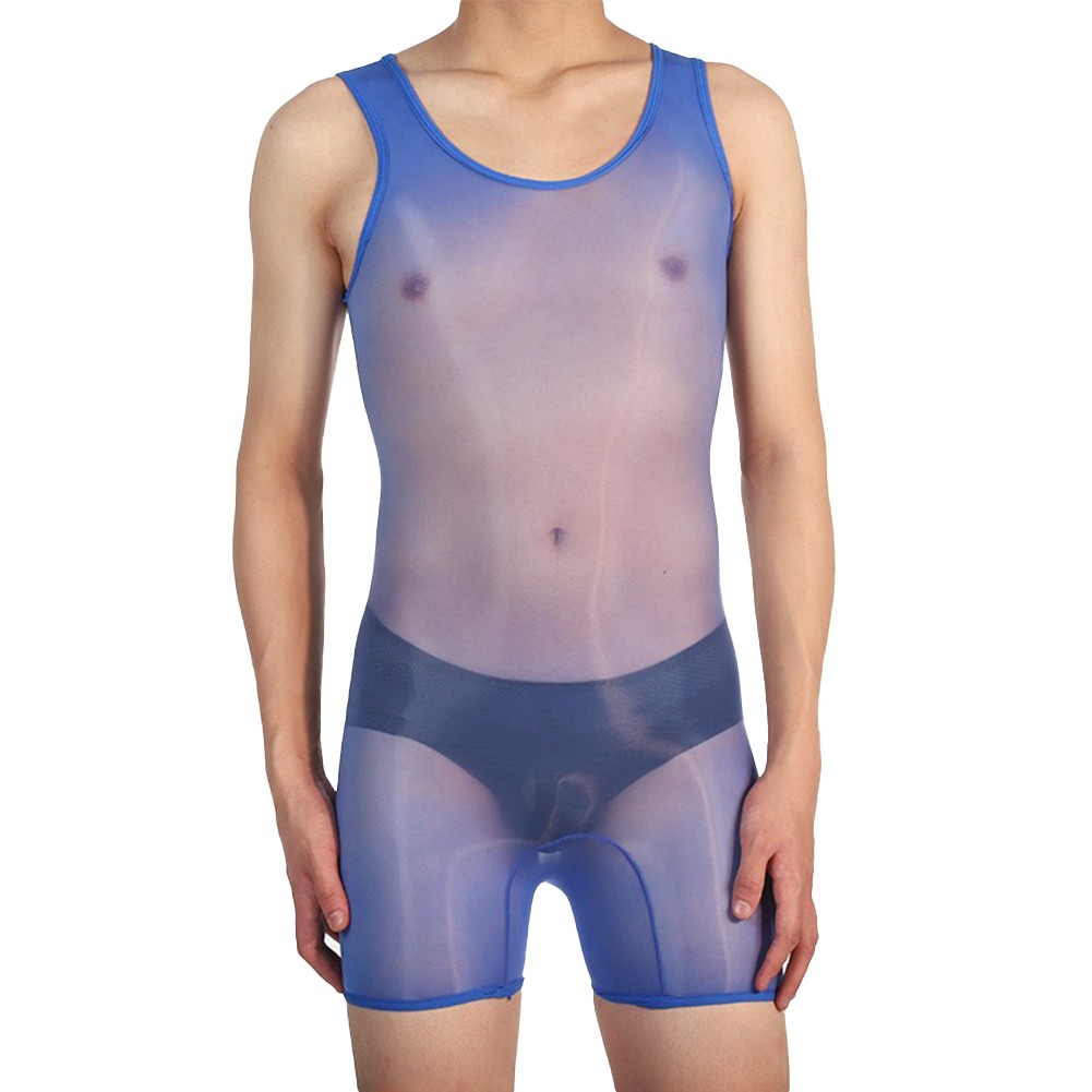 Pigiama uomo lingerie sexy alto elasticizzato tessuto nylon stile sexy - Foto 44 di 63