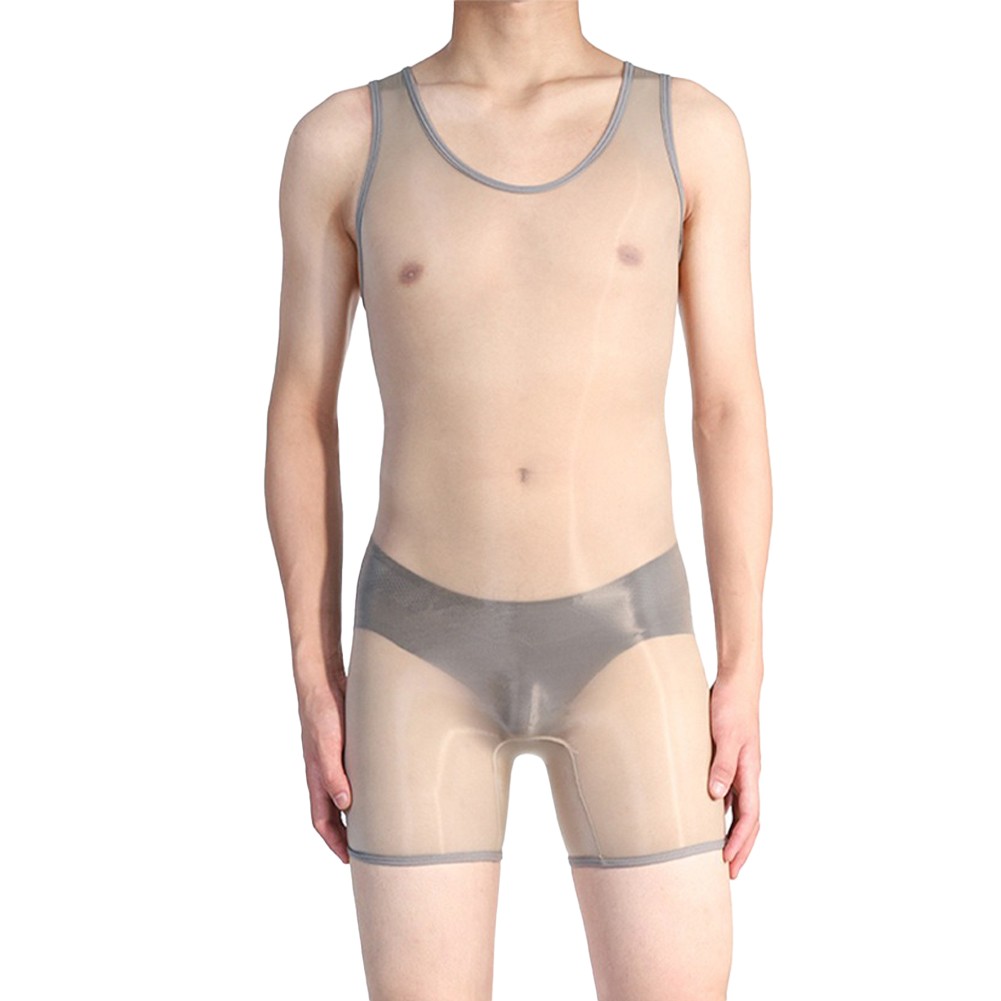Pigiama uomo lingerie sexy alto elasticizzato tessuto nylon stile sexy - Foto 50 di 63