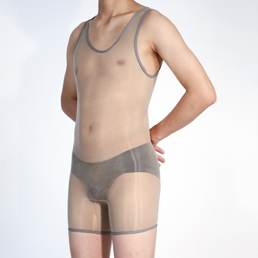 Pigiama uomo lingerie sexy alto elasticizzato tessuto nylon stile sexy - Foto 52 di 63