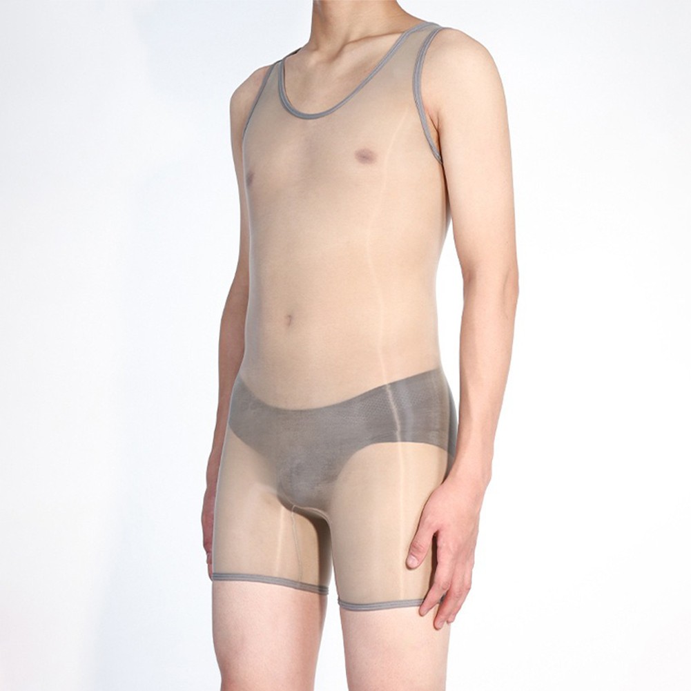 Pigiama uomo lingerie sexy alto elasticizzato tessuto nylon stile sexy - Foto 54 di 63