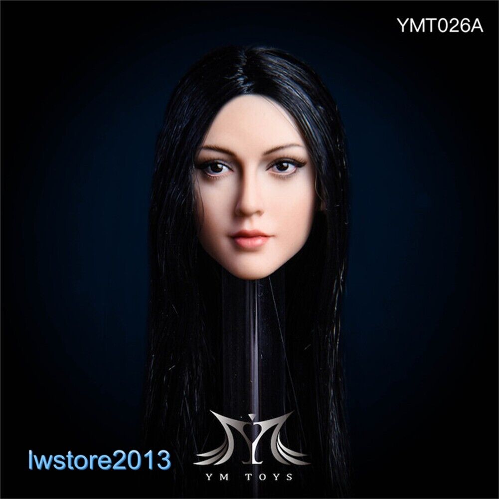 1/6 Beauty Girl Women Head Sculpt Model For 12" Female Action Figure Body Toy - Picture 16 of 82