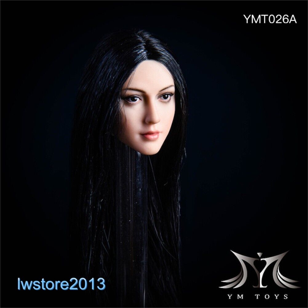 1/6 Beauty Girl Women Head Sculpt Model For 12" Female Action Figure Body Toy - Picture 17 of 82