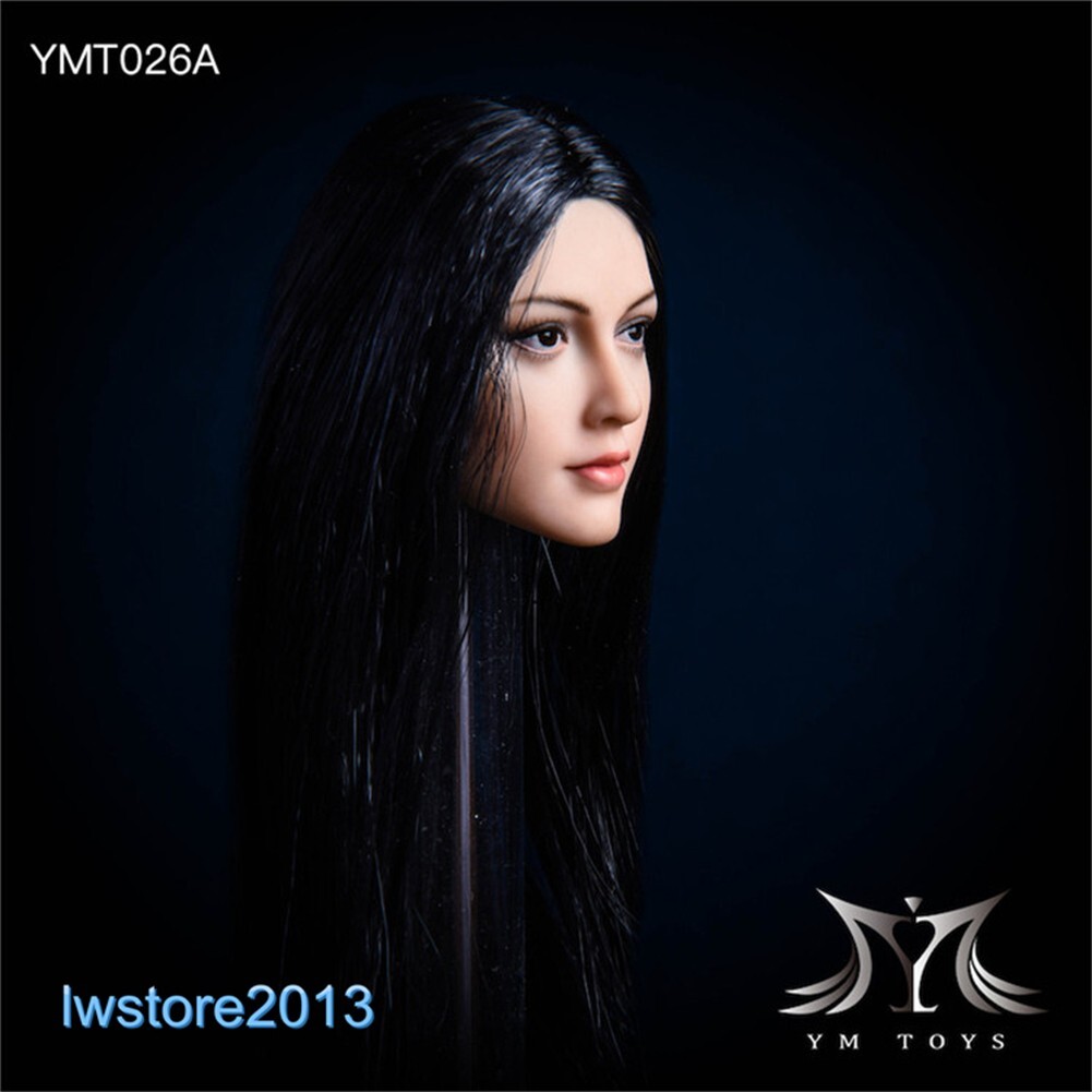 1/6 Beauty Girl Women Head Sculpt Model For 12" Female Action Figure Body Toy - Picture 18 of 82