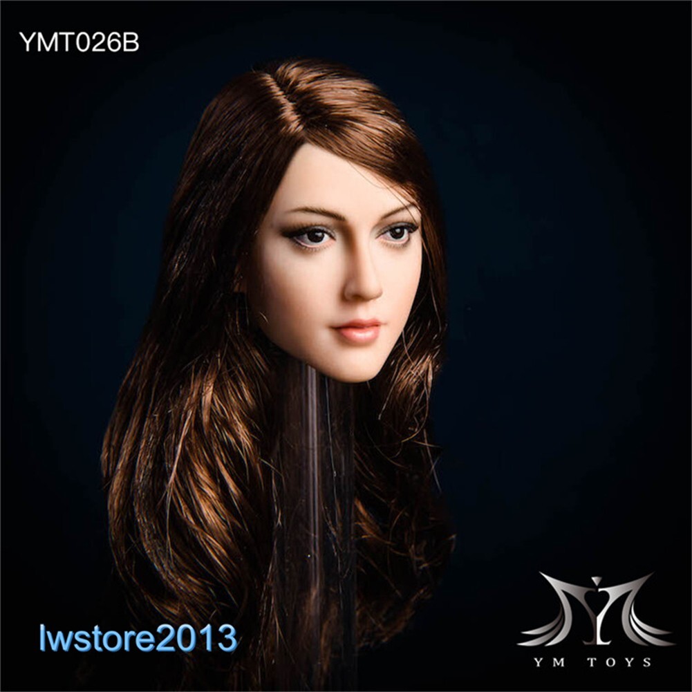 1/6 Beauty Girl Women Head Sculpt Model For 12" Female Action Figure Body Toy - Picture 26 of 82