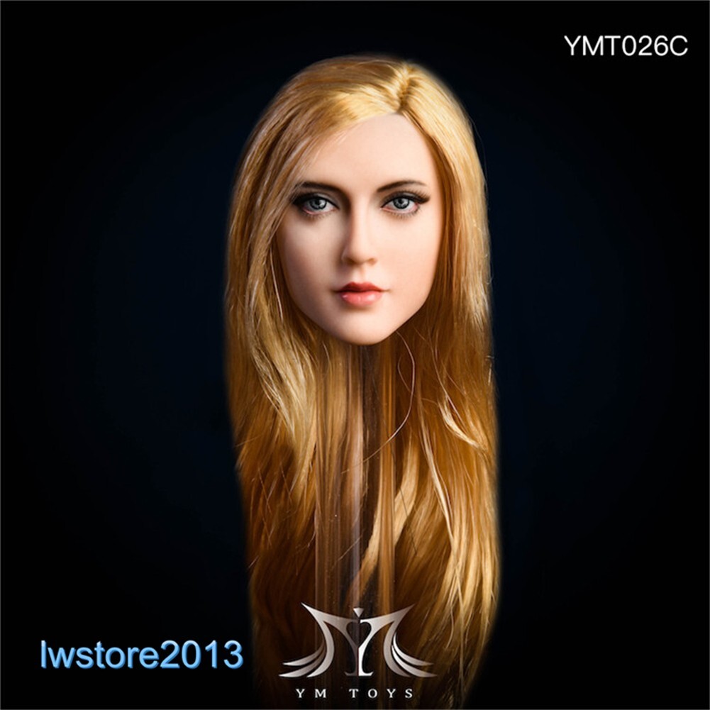 1/6 Beauty Girl Women Head Sculpt Model For 12" Female Action Figure Body Toy - Picture 27 of 82