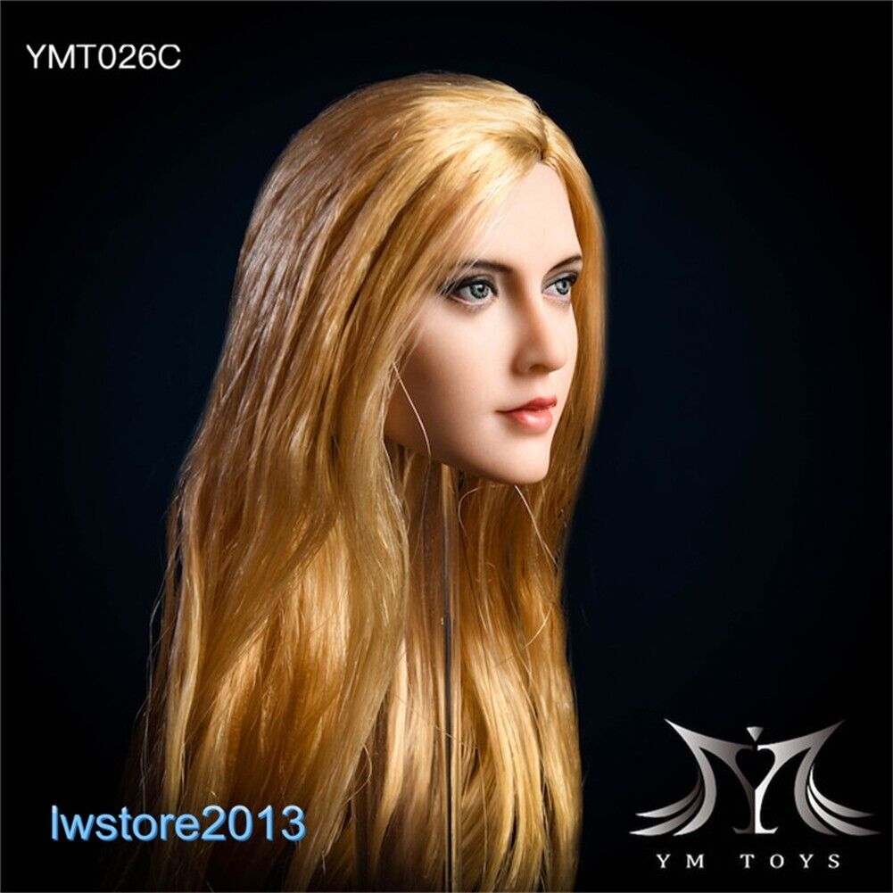 1/6 Beauty Girl Women Head Sculpt Model For 12" Female Action Figure Body Toy - Picture 28 of 82