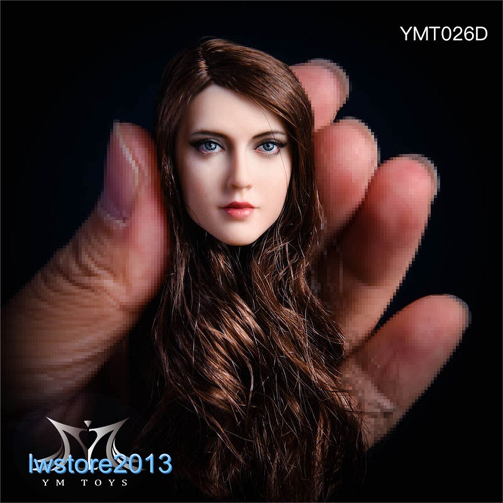 1/6 Beauty Girl Women Head Sculpt Model For 12" Female Action Figure Body Toy - Picture 31 of 82