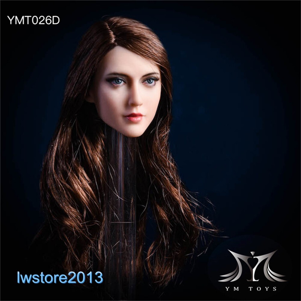 1/6 Beauty Girl Women Head Sculpt Model For 12" Female Action Figure Body Toy - Picture 34 of 82