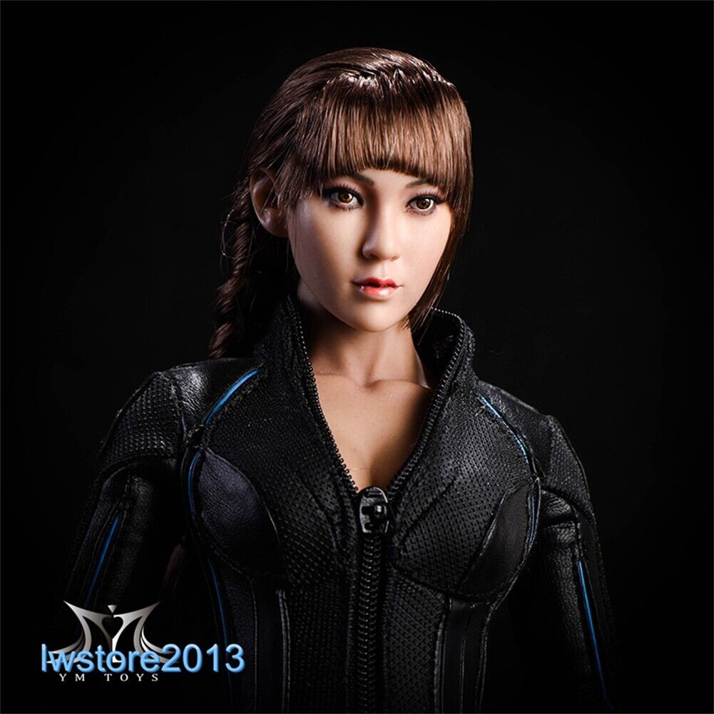 1/6 Beauty Girl Women Head Sculpt Model For 12" Female Action Figure Body Toy - Picture 40 of 82