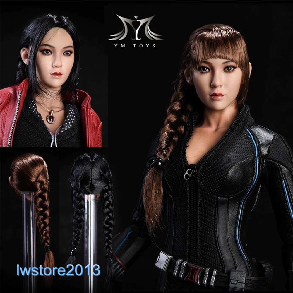 1/6 Beauty Girl Women Head Sculpt Model For 12" Female Action Figure Body Toy - Picture 42 of 82