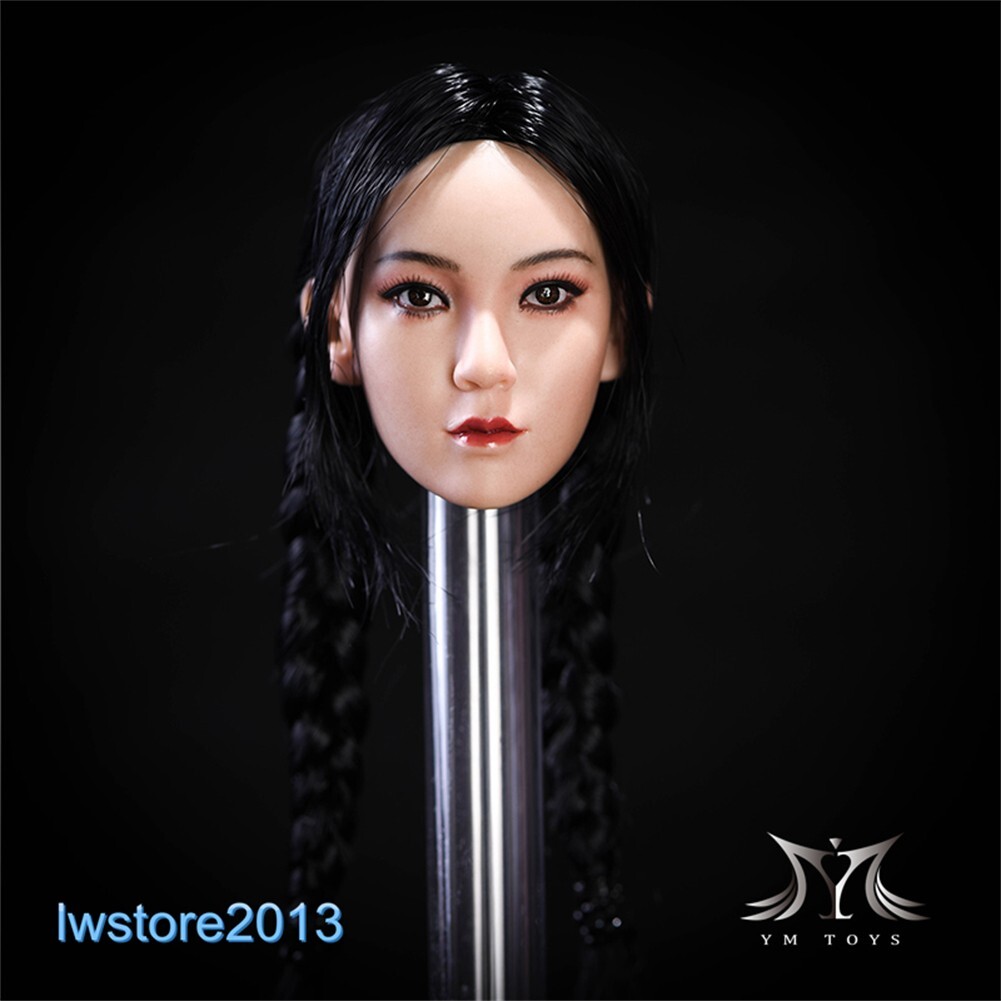 1/6 Beauty Girl Women Head Sculpt Model For 12" Female Action Figure Body Toy - Picture 43 of 82