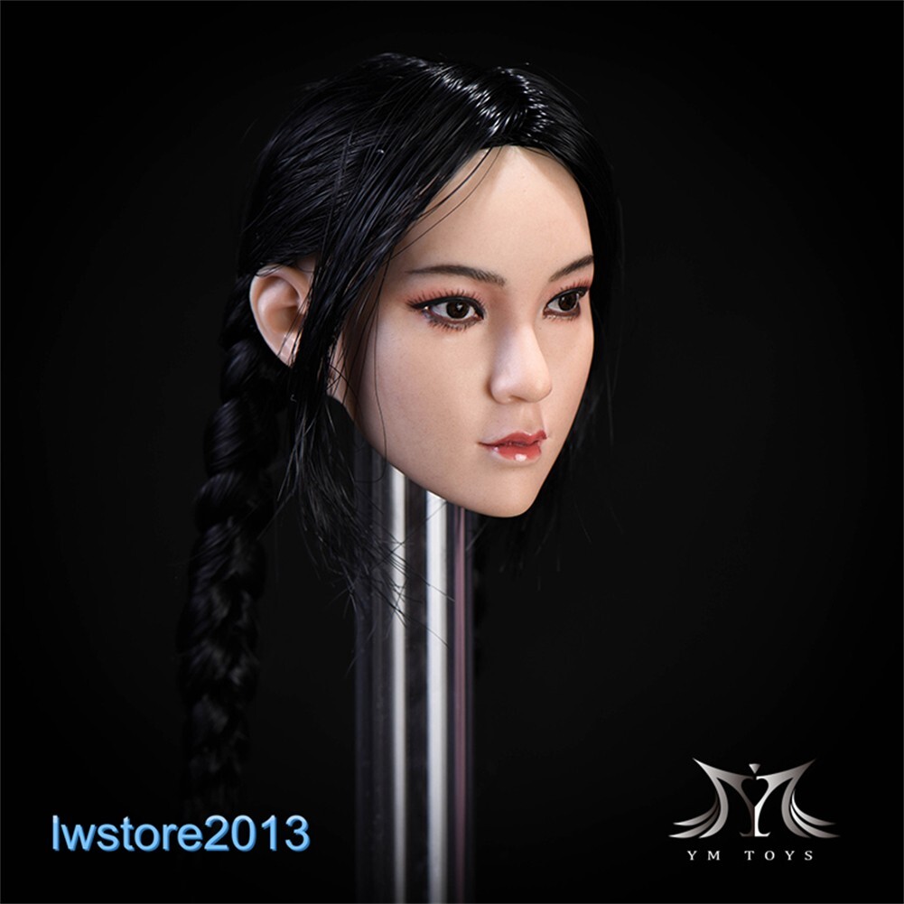 1/6 Beauty Girl Women Head Sculpt Model For 12" Female Action Figure Body Toy - Picture 51 of 82