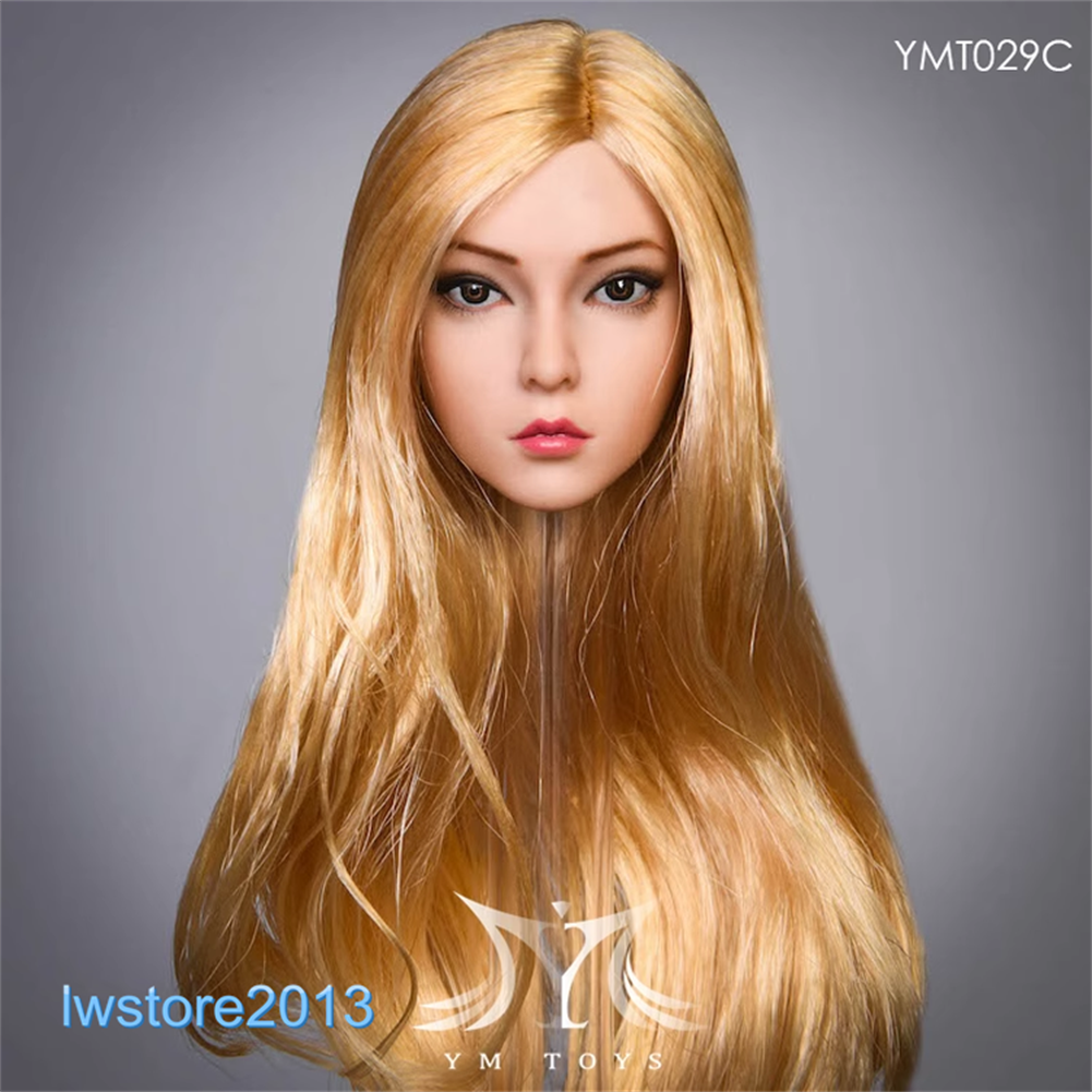 1/6 Beauty Girl Women Head Sculpt Model For 12" Female Action Figure Body Toy - Picture 70 of 82