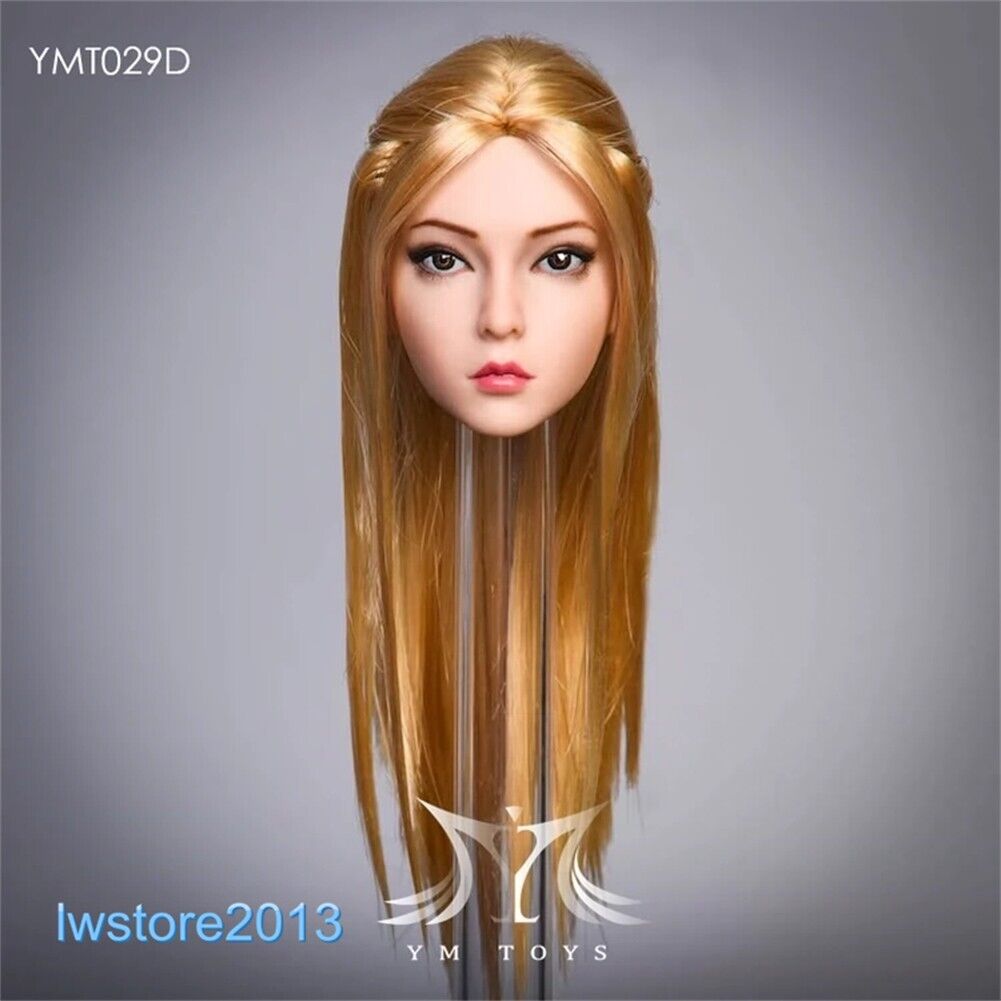 1/6 Beauty Girl Women Head Sculpt Model For 12" Female Action Figure Body Toy - Picture 73 of 82