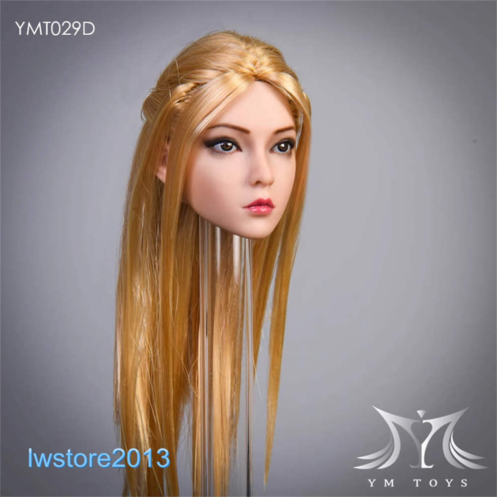 1/6 Beauty Girl Women Head Sculpt Model For 12" Female Action Figure Body Toy - Picture 75 of 82