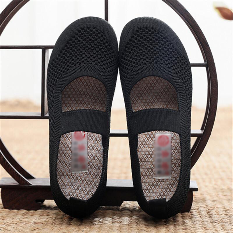 Ladies Sneaker Sports Women Slip On Fashion Trainer Walk Flat Comfort Mary Jane - Picture 16 of 21
