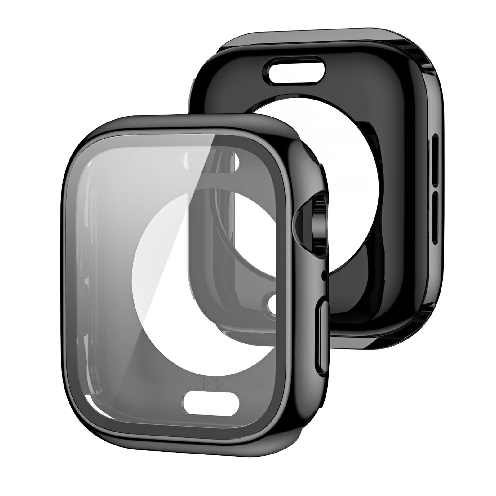Do Apple Watch Series 10/1-9/SE/Ultra 1/2 PC Case + hartowana osłona ekranu - Zdjęcie 17 z 19