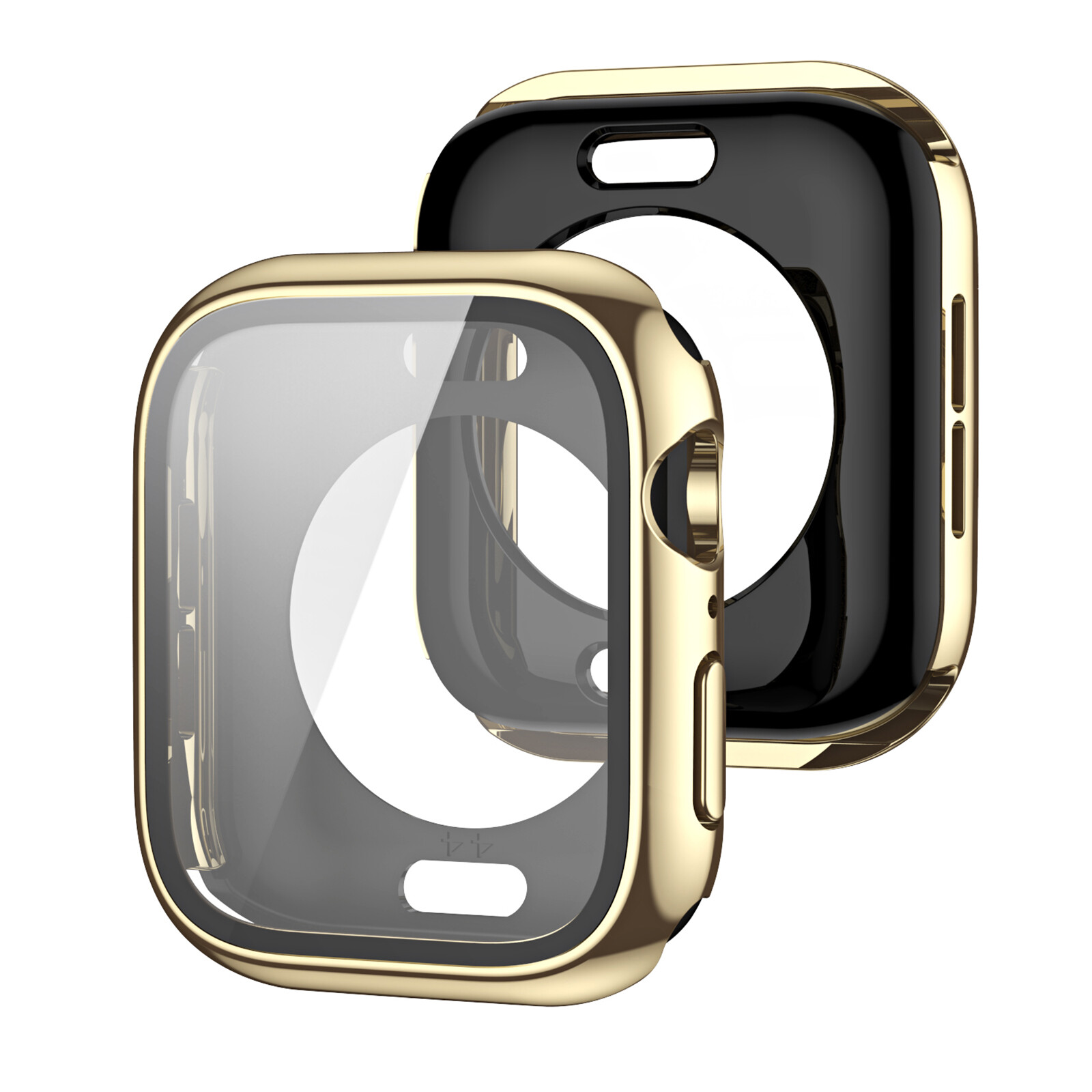 Do Apple Watch Series 10/1-9/SE/Ultra 1/2 PC Case + hartowana osłona ekranu - Zdjęcie 19 z 19