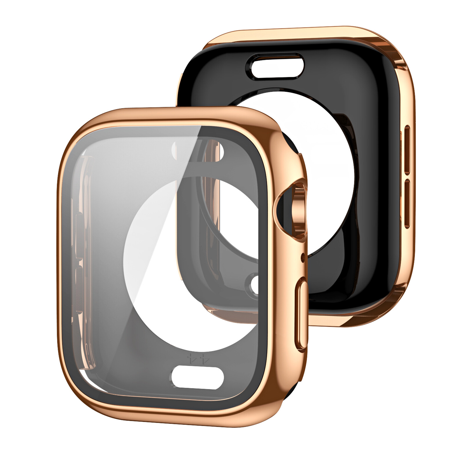 Do Apple Watch Series 10/1-9/SE/Ultra 1/2 PC Case + hartowana osłona ekranu - Zdjęcie 14 z 19