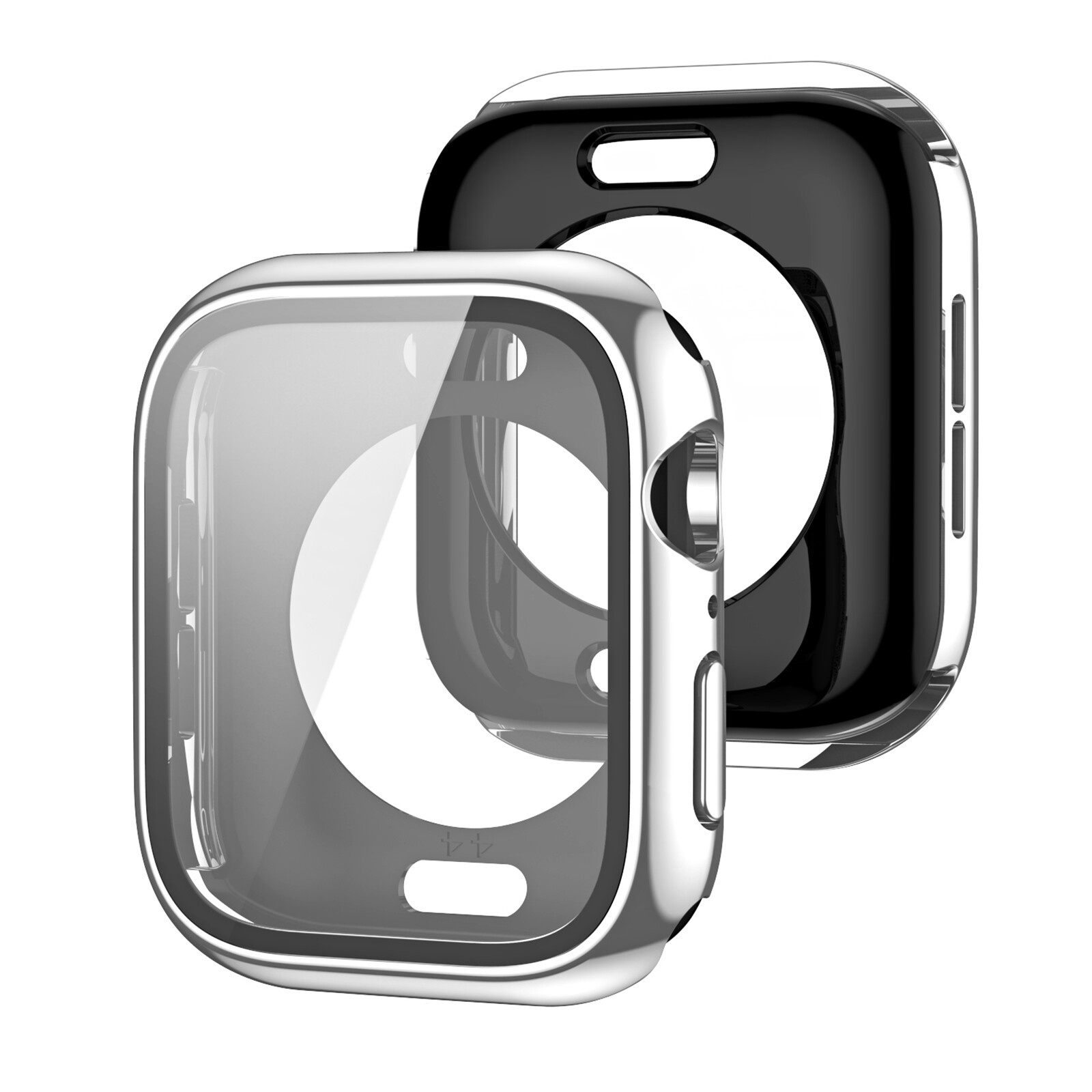 Do Apple Watch Series 10/1-9/SE/Ultra 1/2 PC Case + hartowana osłona ekranu - Zdjęcie 15 z 19