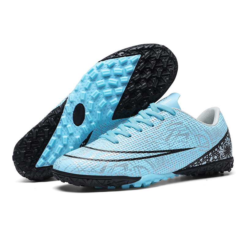 New Boy Football Boots Soccer Training Shoes Sneaker Sports Gym Kids Adults Size