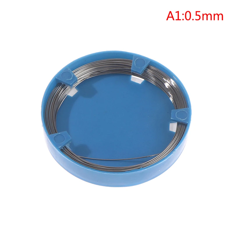 1 Rotolo Dentale Filo Arco Acciaio Inox 0,5-1,6mm per Denti Ortodontici - Foto 7 di 15