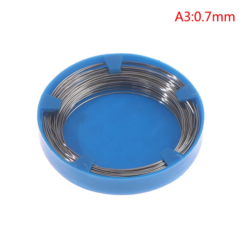 1 Rotolo Dentale Filo Arco Acciaio Inox 0,5-1,6mm per Denti Ortodontici - Foto 9 di 15