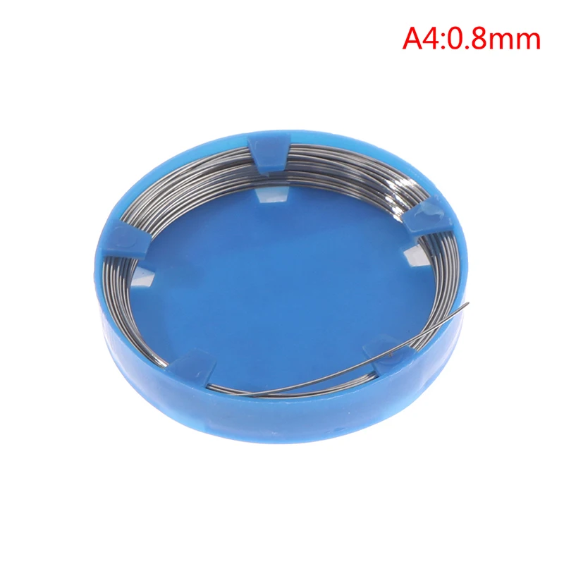 1 Rotolo Dentale Filo Arco Acciaio Inox 0,5-1,6mm per Denti Ortodontici - Foto 10 di 15