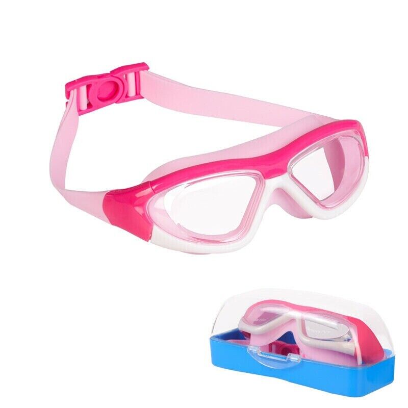 Kids Anti-Fog Swimming Goggles Pool Swim Adjustable Glasses Children Boys Girls - Picture 16 of 18