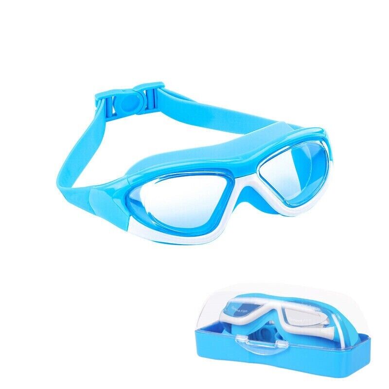 Kids Anti-Fog Swimming Goggles Pool Swim Adjustable Glasses Children Boys Girls - Picture 17 of 18