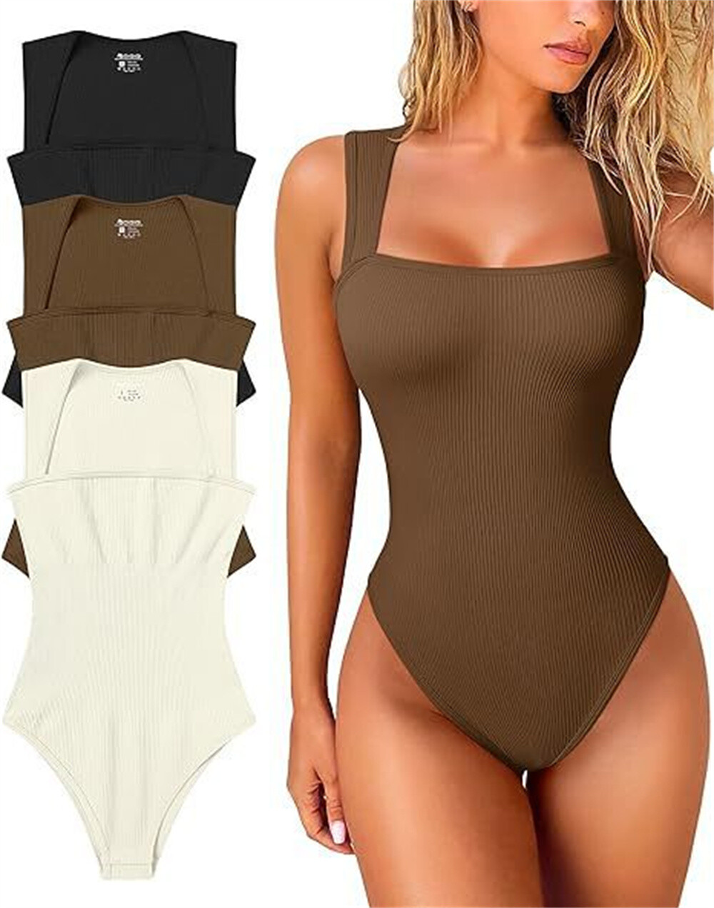 Women Shapewear Bodysuit Tummy Control Tank Top Slimming Body Suit Strappy Size