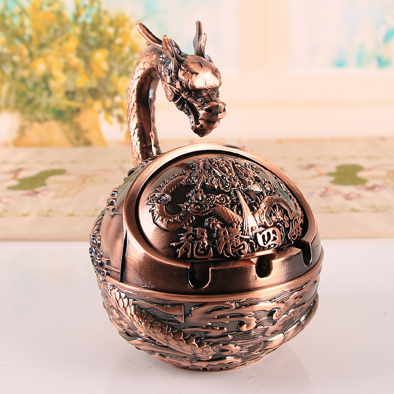 12 zodiac signs, anti smoke and anti fall home office ashtray ornament - Picture 26 of 48
