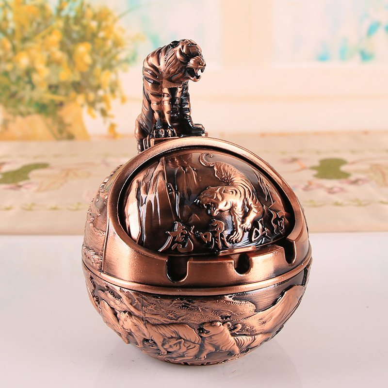 12 zodiac signs, anti smoke and anti fall home office ashtray ornament - Picture 28 of 48