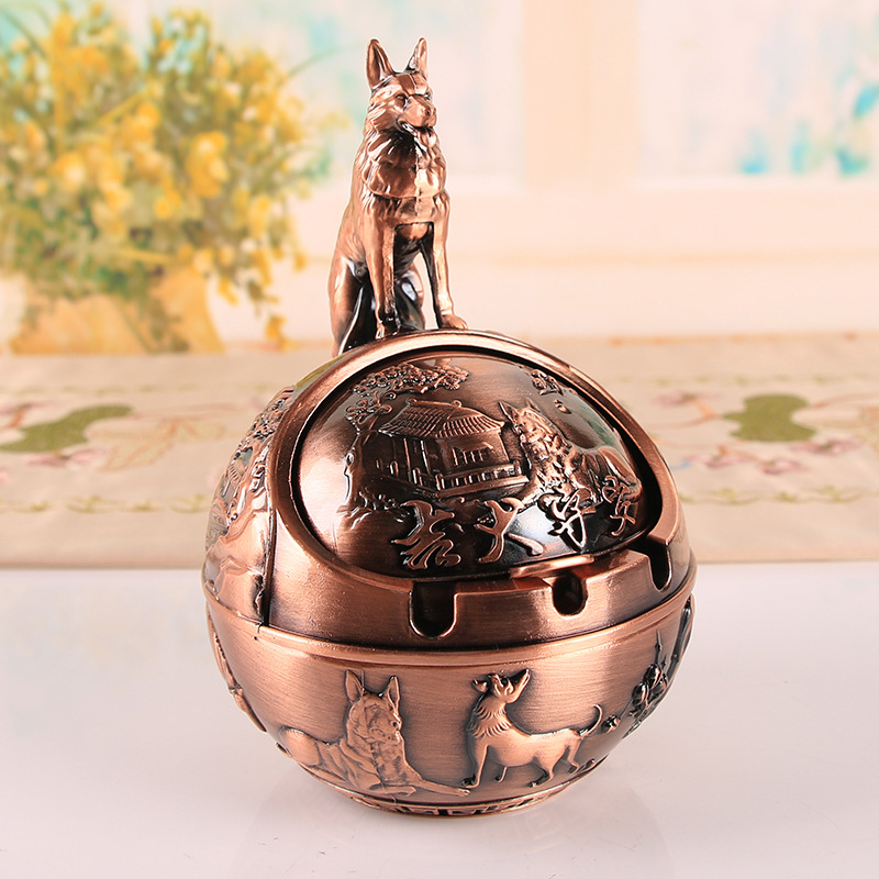 12 zodiac signs, anti smoke and anti fall home office ashtray ornament - Picture 42 of 48