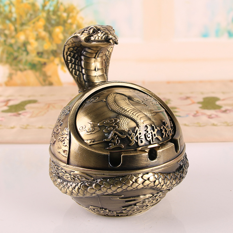 12 zodiac signs, anti smoke and anti fall home office ashtray ornament - Picture 43 of 48
