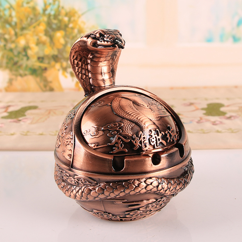 12 zodiac signs, anti smoke and anti fall home office ashtray ornament - Picture 44 of 48