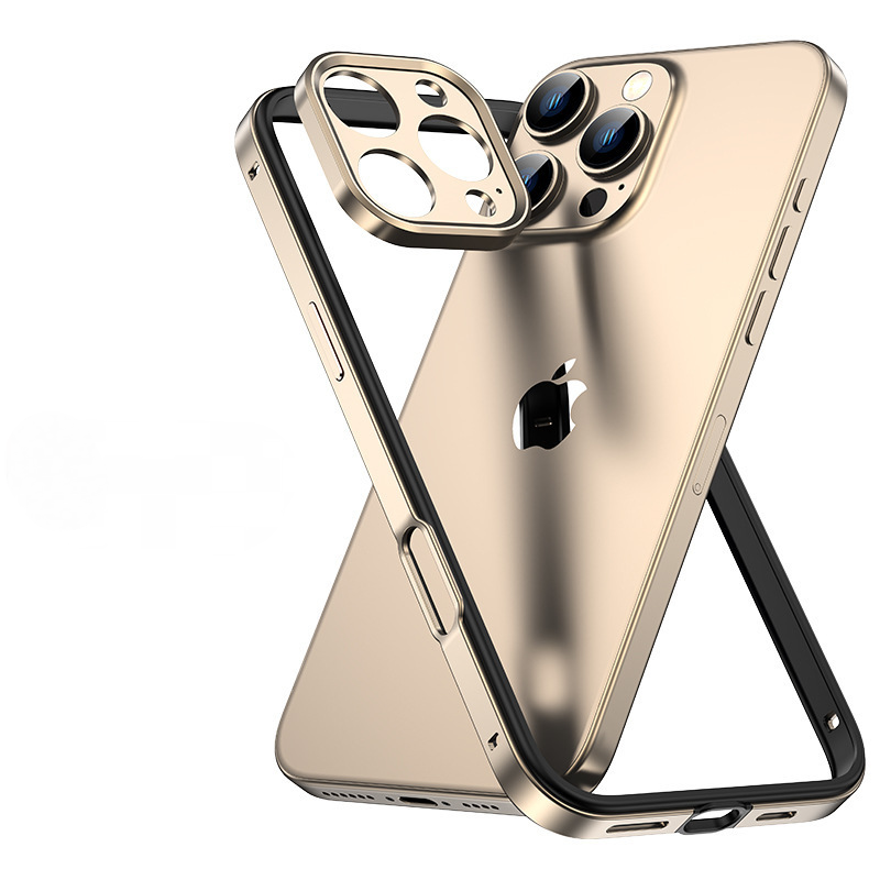 Aluminum Alloy Frame Case For iPhone 16 ProMax 15 14 Metal Bumper Phone Cover UK