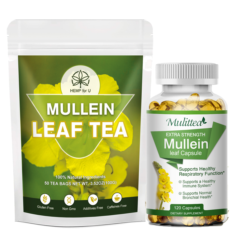 Mullein Leaf Herbal Supplement For Lung Cleanse Detox & Respiratory Fuction - Picture 17 of 17