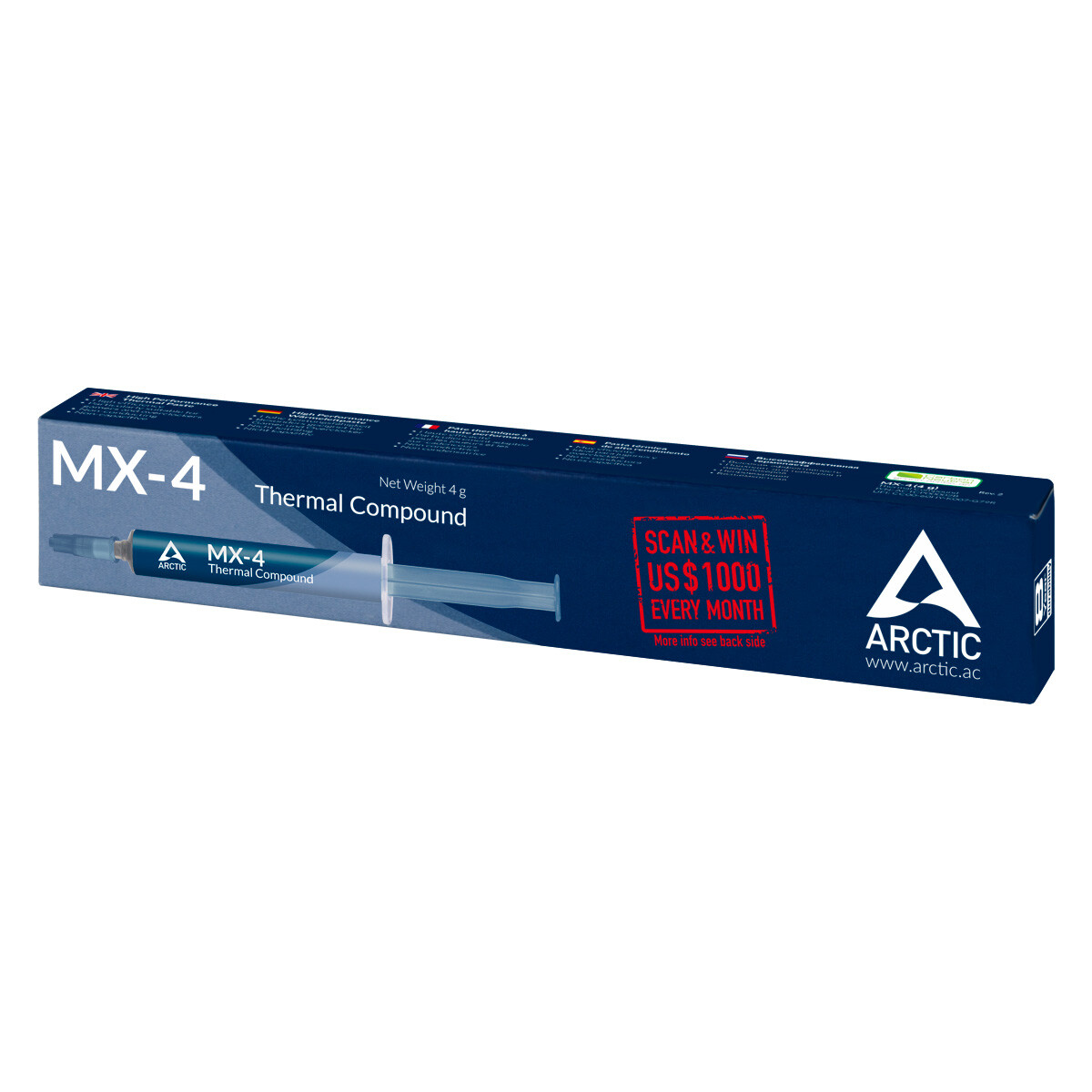 ARCTIC MX-6 MX-5 MX-4 MX-2 Thermal Paste Compound CPU GPU Console 2g 4g 8g 20g - Afbeelding 26 van 62