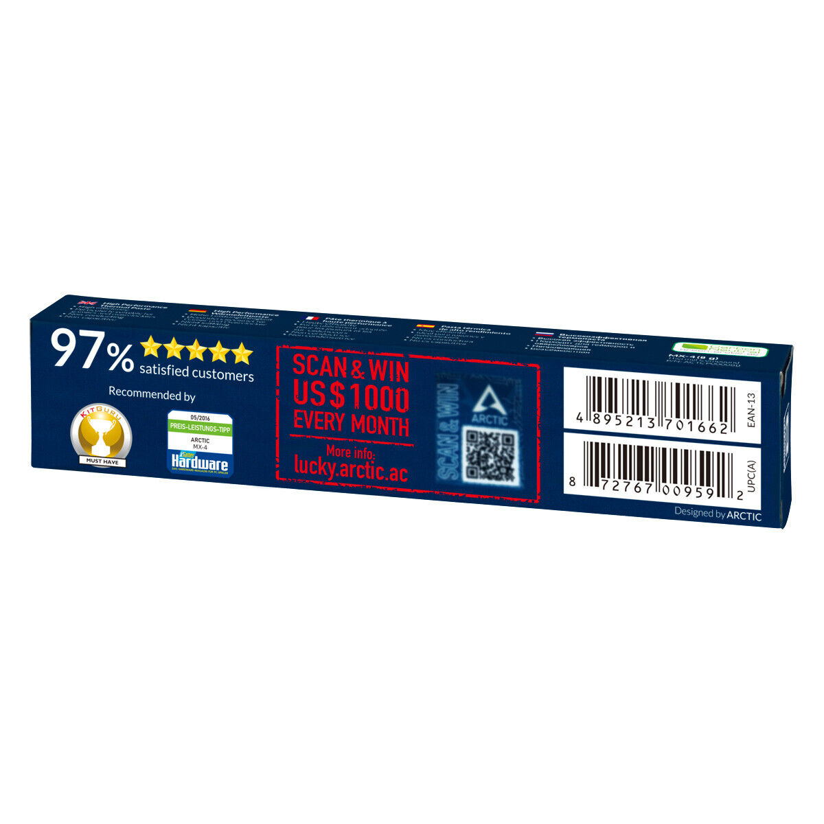 ARCTIC MX-6 MX-5 MX-4 MX-2 Thermal Paste Compound CPU GPU Console 2g 4g 8g 20g - Afbeelding 35 van 62