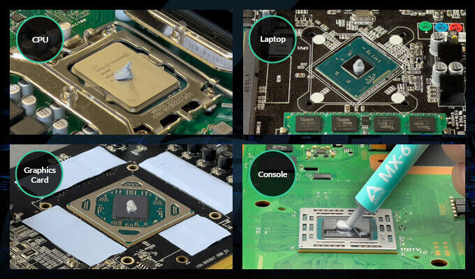 ARCTIC MX-6 MX-5 MX-4 MX-2 Thermal Paste Compound CPU GPU Console 2g 4g 8g 20g - Afbeelding 52 van 62