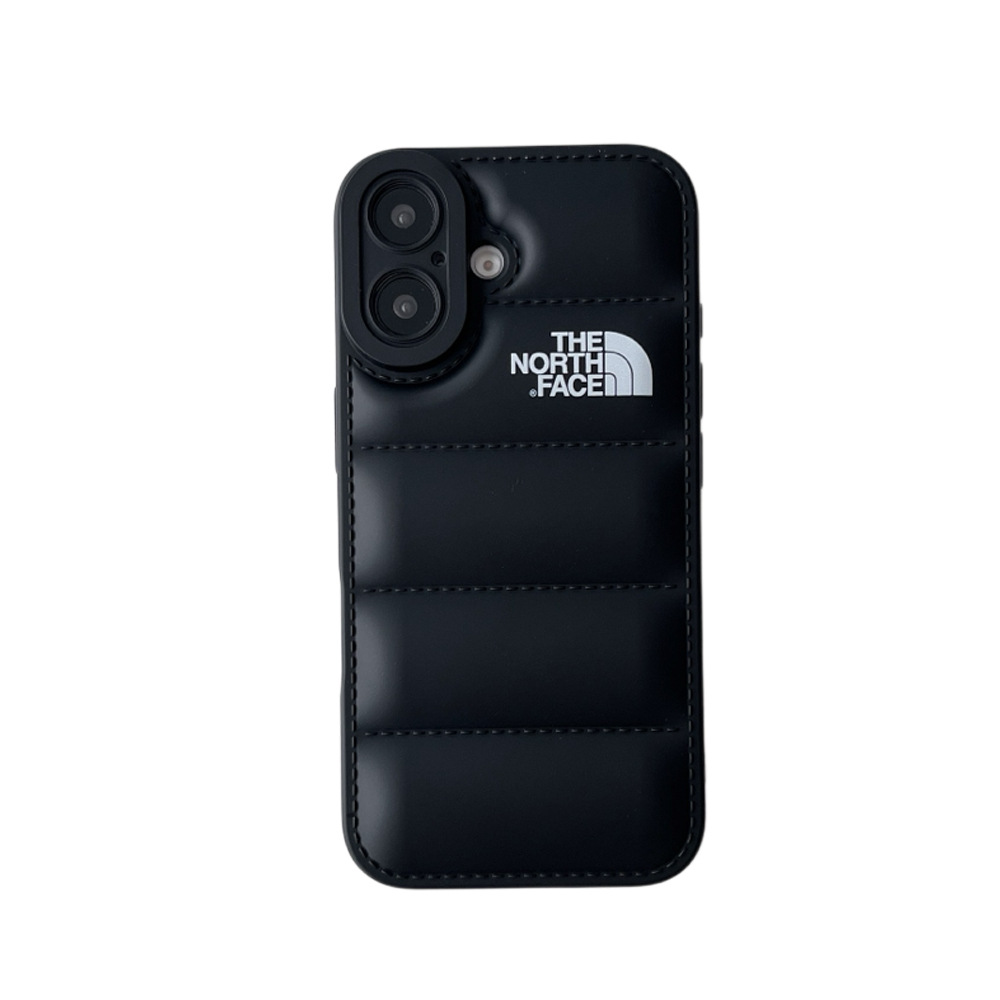 Modna kurtka puchowa Anti-drop iPhone Etui na telefon do 16 15 14 13 12 11 XR 8 7 - Zdjęcie 22 z 26