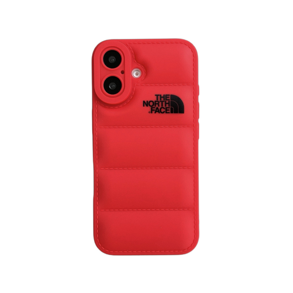 Modna kurtka puchowa Anti-drop iPhone Etui na telefon do 16 15 14 13 12 11 XR 8 7 - Zdjęcie 25 z 26