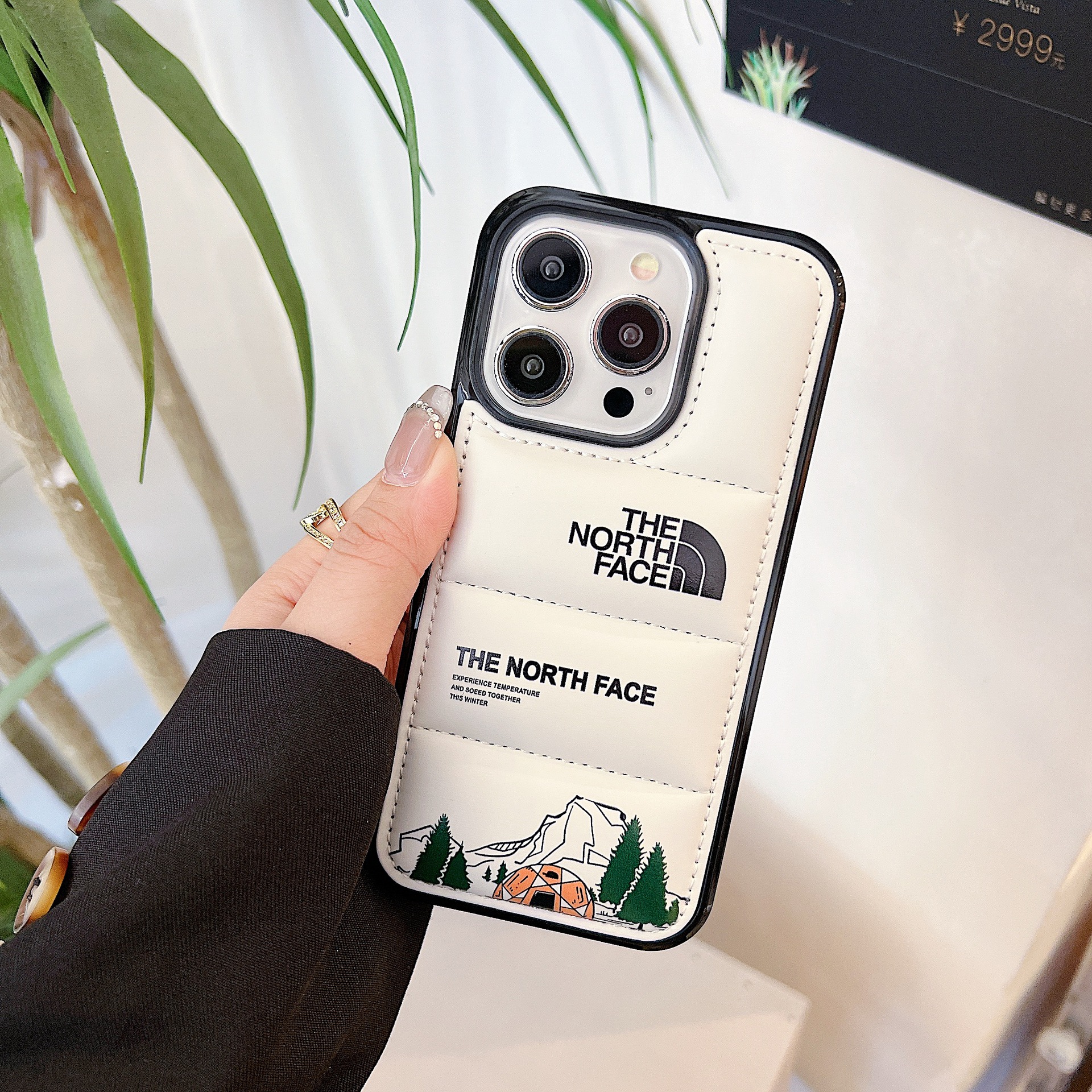 Gorąco wyściełana kurtka puchowa Anti-drop iPhone Etui na telefon do 16 15 14 13 12 11 XR 8 7 - Zdjęcie 22 z 26