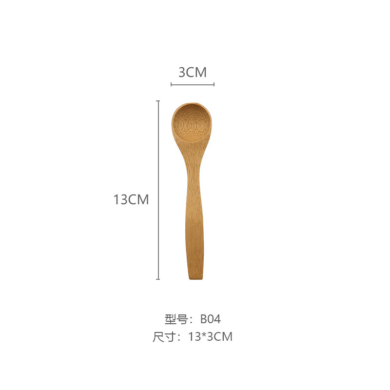 10PCS Kitchen utensils, children's rice spoons, soup spoons, wooden spoons - Picture 22 of 28