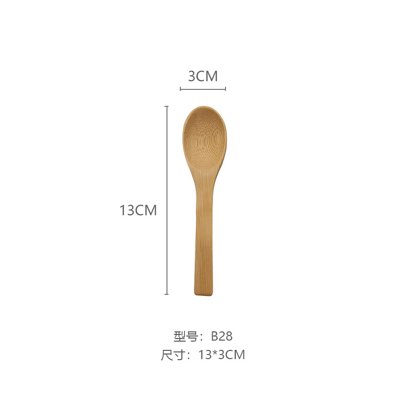 10PCS Kitchen utensils, children's rice spoons, soup spoons, wooden spoons - Picture 23 of 28